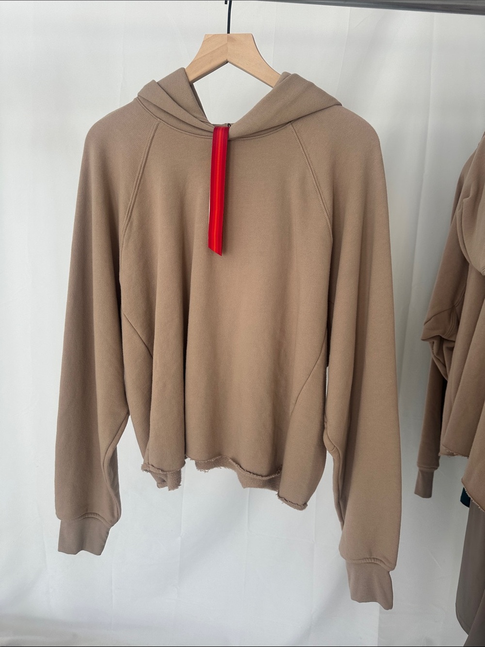Left On Friday Taupe Hoodie NWT